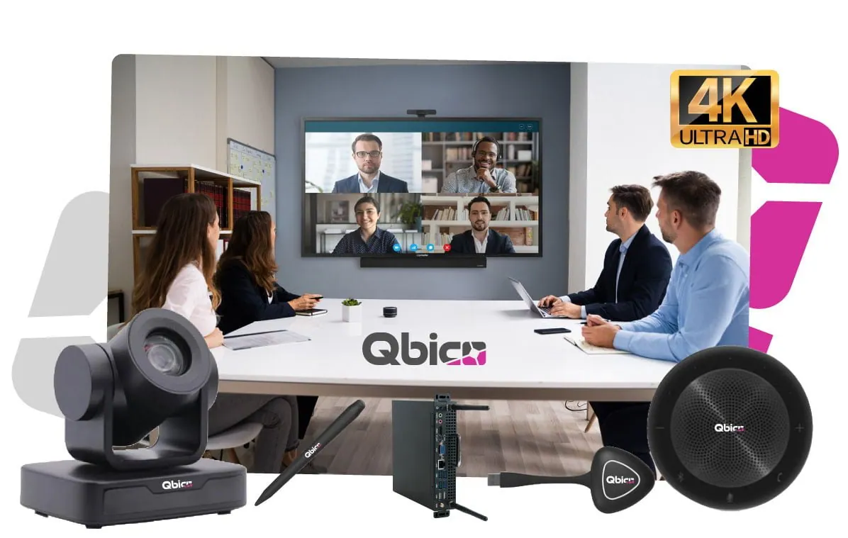 Pantalla interactiva en empresa